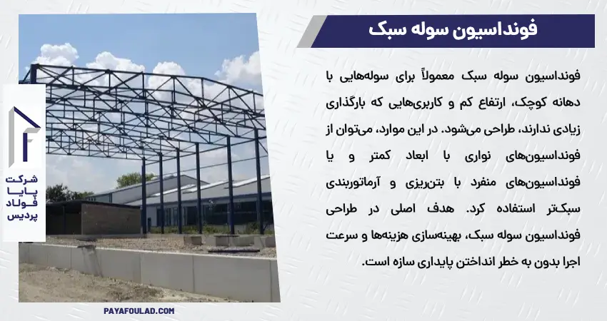 فونداسیون سوله سبک