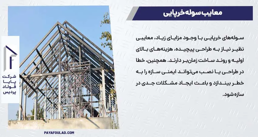 معایب سوله خرپایی