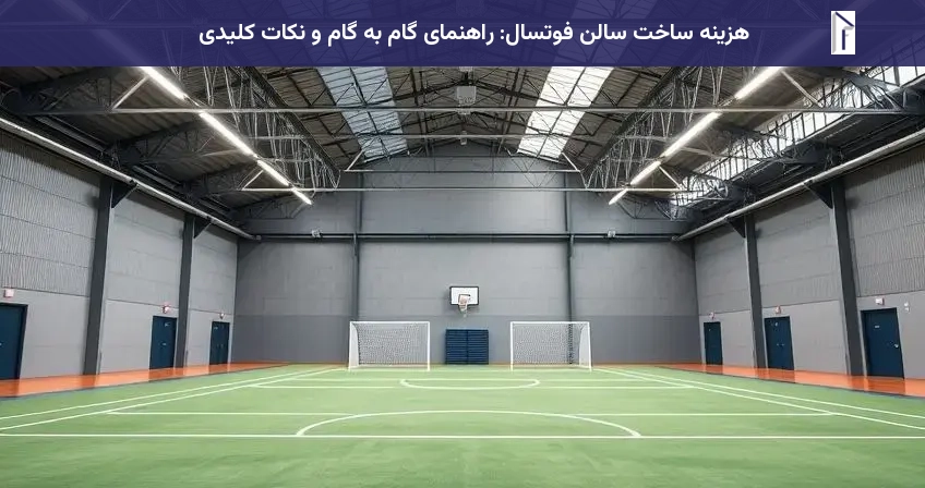 هزینه ساخت سالن فوتسال: راهنمای گام به گام و نکات کلیدی