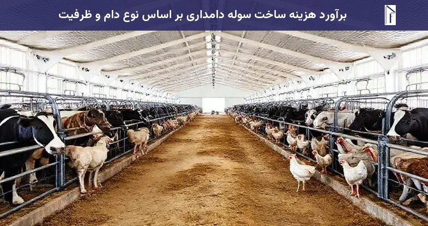 برآورد هزینه ساخت سوله دامداری بر اساس نوع دام و ظرفیت