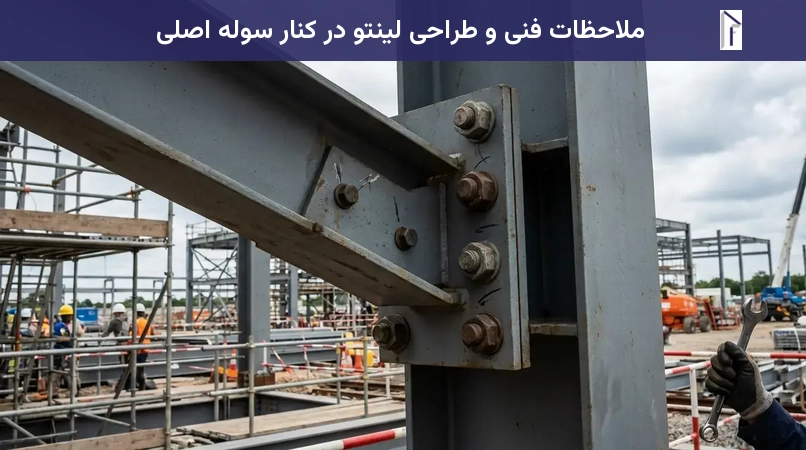 ملاحظات فنی و طراحی لینتو در کنار سوله اصلی